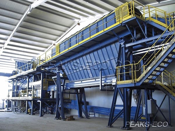 Projeto de triagem de resíduos na Bulgária