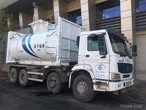 Projeto de triagem de resíduos na China