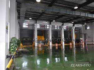 Projeto de triagem de resíduos na China