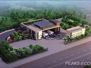 Projeto de triagem de resíduos na China