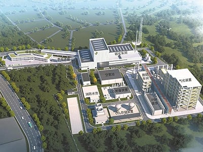 Projeto de conversão de resíduos sólidos urbanos em hidrogênio no distrito de Nanhai, Foshan