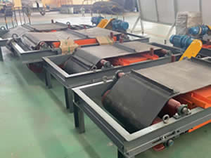 Oficina de fabricação de equipamentos de separação de resíduos