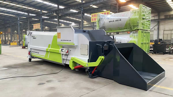 Oficina de fabricação de equipamentos de transferência de resíduos