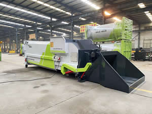 Oficina de fabricação de equipamentos de transferência de resíduos