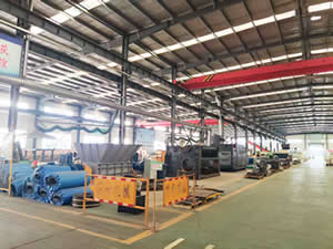 Oficina de fabricação de equipamentos de transferência de resíduos