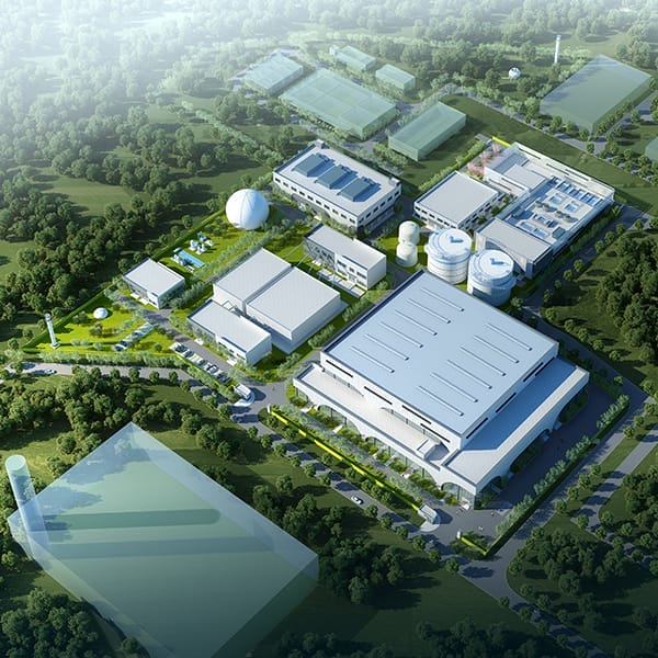 Projeto de tratamento de resíduos alimentares em Qianzishan, Wuhan, Hubei