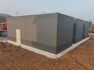 Equipamento inteligente móvel de compactação de resíduos em Yantai, na província de Shandong, China