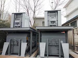 Equipamento subterrâneo inteligente de compactação de resíduos para o Instituto de Tecnologia de Pequim