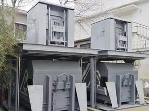 Equipamento subterrâneo inteligente de compactação de resíduos para o Instituto de Tecnologia de Pequim