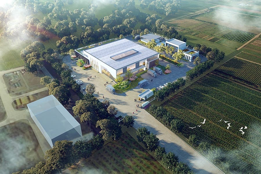 Estação de transferência vertical de resíduos do condado de Deqing, Huzhou, Zhejiang