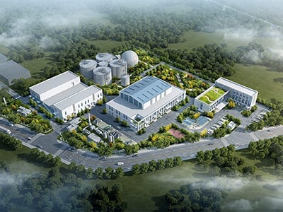 Projeto de tratamento de resíduos alimentares e de cozinha do distrito de Wenjiang, Sichuan