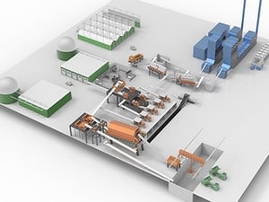 Sistema abrangente de tratamento e reciclagem de resíduos