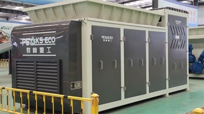 Máquina desensacadora de resíduos orgânicos