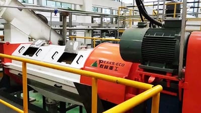 Prensa desaguadora de parafuso