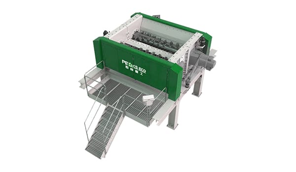 Triturador secundário de eixo duplo