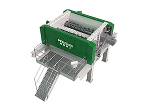 Triturador secundário de eixo duplo