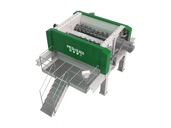 Triturador secundário de eixo duplo