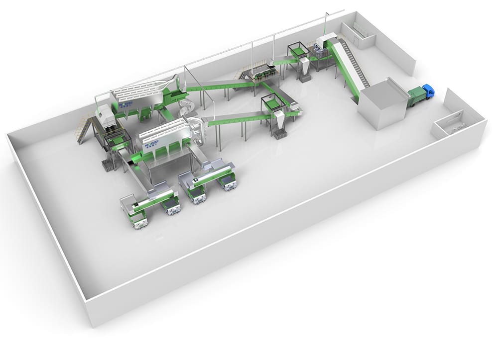 Sistema de tratamento de resíduos sólidos urbanos
