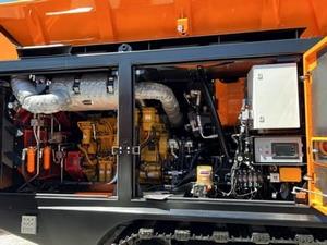 Triturador móvel de eixo duplo