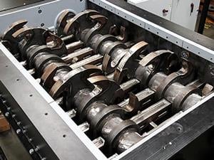 Triturador primário de eixo duplo