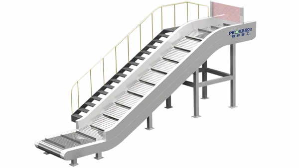 Transportador de placas metálicas