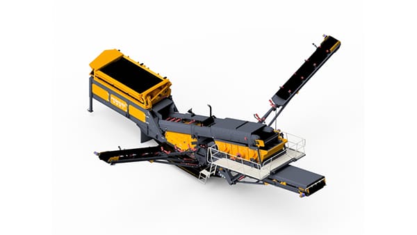 Planta de peneira móvel