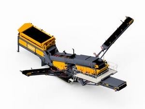 Planta de peneira móvel