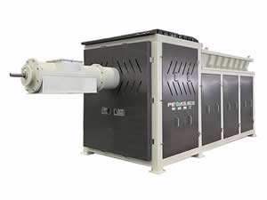 Máquina desensacadora de resíduos orgânicos