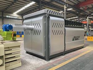 Máquina desensacadora de resíduos orgânicos