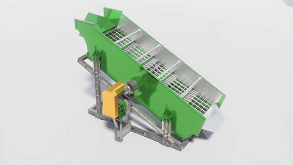 Peneira vibratória combinada