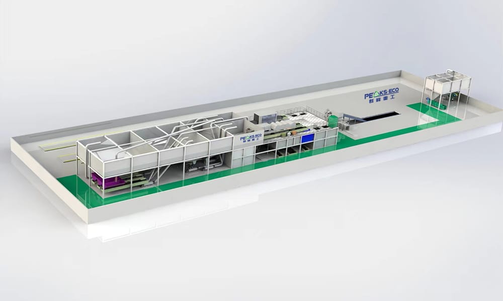 Sistema de instalação de reciclagem de materiais (MRF)