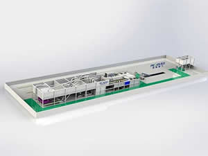 Sistema de instalação de reciclagem de materiais (MRF)