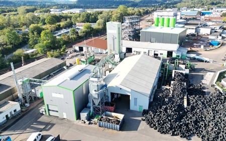 Sistema de reciclagem de pneus